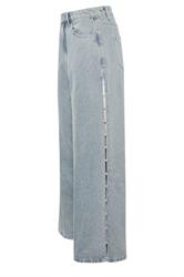 PixieGirl Petite Women's Light Blue Pearl Detail Jeans | PixieGirl 7