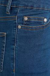 Petite Mid Blue Skinny Jeans | PixieGirl 3