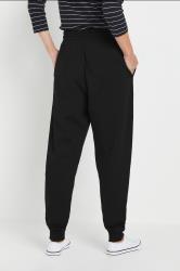 M&Co Black Cuffed Drawstring Joggers | M&Co 4