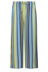 PixieGirl Petite Blue Striped Wide Leg Trousers