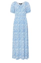 M&Co Blue Mixed Print Maxi Dress | M&Co 5