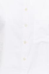 Petite White Oversized Cotton Shirt | PixieGirl 5