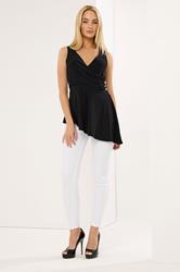 STAR Black Metal Detail Wrap Top | StarByJM 1