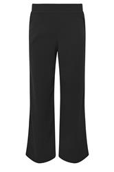PixieGirl Petite Women's Black Scuba Wide Leg Trousers  5