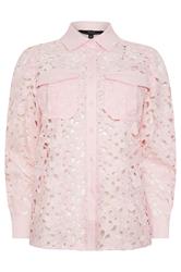 STAR Pink Lace Button Through Shirt | StarByJM 1