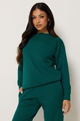 PixieGirl Petite Women's Forest Green Sweatshirt | PixieGirl  3