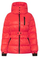PixieGirl Petite Women's Coral Red Padded Ski Coat | PixieGirl 2