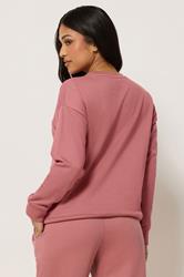 PixieGirl Petite Women's Dark Pink Sweatshirt | PixieGirl  2