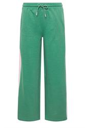 PixieGirl Petite Women's Green & Pink Side Stripe Joggers | PixieGirl 5