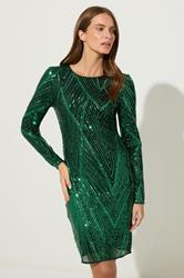 STAR Green Sequin Mini Dress | StarByJM 2