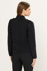 STAR Black Military Button Cardigan | StarByJM 4