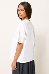 PixieGirl Petite Women's White Paisley Cotton T-Shirt | PixieGirl 4