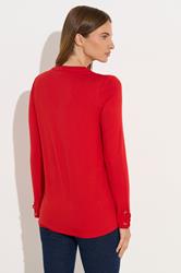 STAR Red Lace Up Eyelet Top | StarByJM 3