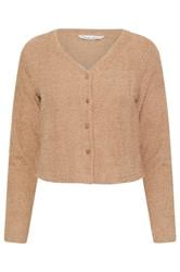 PixieGirl Petite Camel Brown Chenille Cardigan