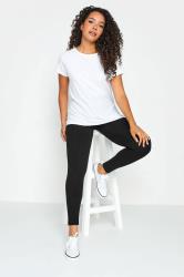 M&Co 2 PACK Black Stretch Cotton Leggings | M&Co 5