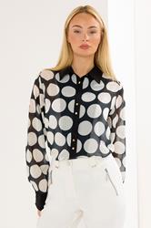 STAR Black Polka Dot Print Shirt | StarByJM 3