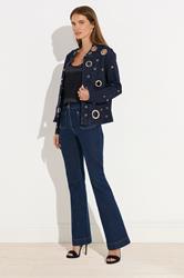 STAR Blue Denim Eyelet Detail Jacket | StarByJM 3