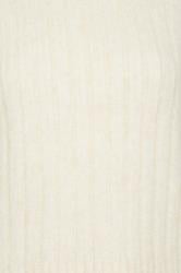 PixieGirl Ivory White Ribbed Roll Neck Knitted Top | PixieGirl 6