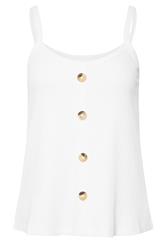 PixieGirl Petite Women's 2 PACK Black & White Button Down Cami Tops | PixieGirl 9