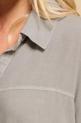 PixieGirl Petite Women's Stone Brown Short Sleeve Shirt | PixieGirl 4