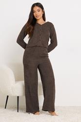 PixieGirl Petite Women's Chocolate Brown Chenille Cardigan | PixieGirl 3