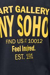 PixieGirl Petite Women's Navy Blue Back Slogan Hoodie | PixieGirl 4