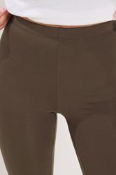 PixieGirl Petite 2 PACK Women's Chocolate Brown & Black Leggings | PixieGirl 6