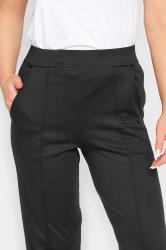 PixieGirl Black Pintuck Ponte Trousers | PixieGirl 3
