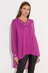 STAR Magenta Pink Eyelet Zip Top | StarByJM 2