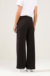 M&Co Petite Brown Ribbed Wide Leg Trousers | M&Co  2