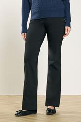 M&Co Black Bootcut Bengaline Trousers | M&Co 3