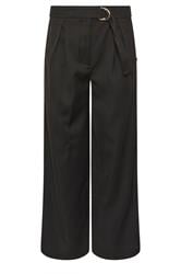 PixieGirl Petite Black Belted Wide Leg Trousers