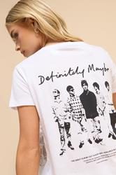PixieGirl Petite Women's White 'Oasis' Graphic T-Shirt | PixieGirl 4