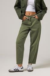 PixieGirl Petite Women's Green Barrel Jeans | PixieGirl 2