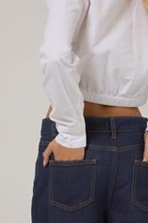 PixieGirl Petite Women's Indigo Blue Non-Stretch Wide Leg Jeans | PixieGirl 5