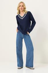 PixieGirl Mid Blue Non-Stretch Wide Leg Jeans | PixieGirl 1