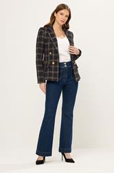 STAR Black Check Boucle Blazer | StarByJM 3