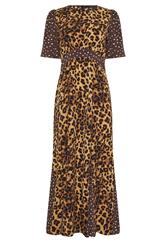 STAR Brown Leopard Print Maxi Dress |StarByJM 5