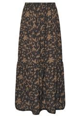 PixieGirl Petite Brown Tortoiseshell Tiered Skirt | PixieGirl 5
