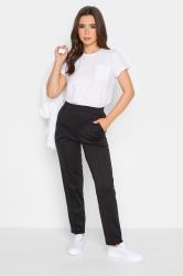 PixieGirl Black Pintuck Ponte Trousers | PixieGirl 2