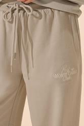 PixieGirl Petite Women's Stone Brown 'Monte Carlo' Embroidered Joggers | PixieGirl 4