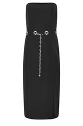 STAR Black Chain Bandeau Midi Dress | StarByJM 1
