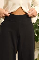 M&Co Black Wide Leg Yoga Pants | M&Co 4