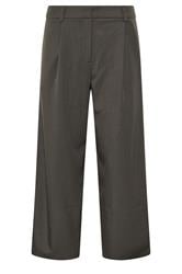 PixieGirl Petite Dark Grey Barrel Leg Trousers