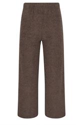 PixieGirl Petite Chocolate Brown Chenille Wide Leg Trousers