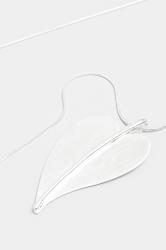 Silver Heart Pendant Long Necklace | Yours Clothing  3