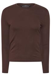 PixieGirl Petite Womens 2 PACK Chocolate Brown & Navy Blue T-Shirts | PixieGirl 9