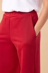 PixieGirl Petite Women's Red Wide Leg Joggers | PixieGirl 4
