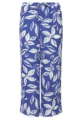 M&Co Blue Leaf Printed Crepe Culottes | M&Co 5