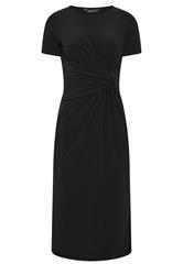 M&Co Petite Black Twist Front Maxi Dress | M&Co 1